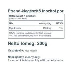 Vitaking Inozitol por - 200g 3 Vitaking Inozitol por - 200g - Image 2