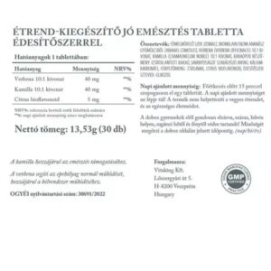 Vitaking Jó emésztés tabletta - 30db - Image 2