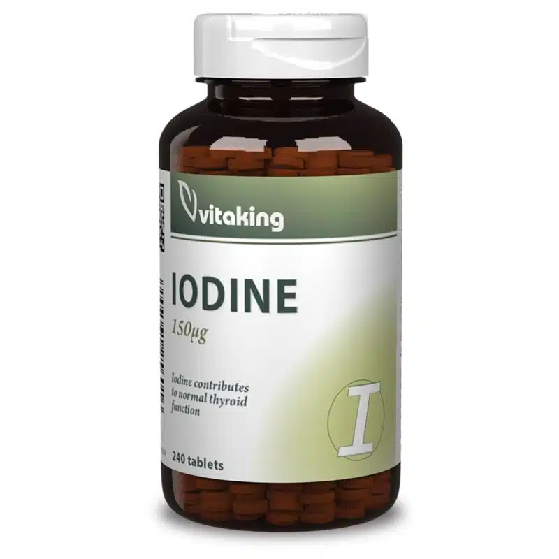 Vitaking Jód (IODINE) tabletta - 240db 1 Vitaking Jód (IODINE) tabletta - 240db