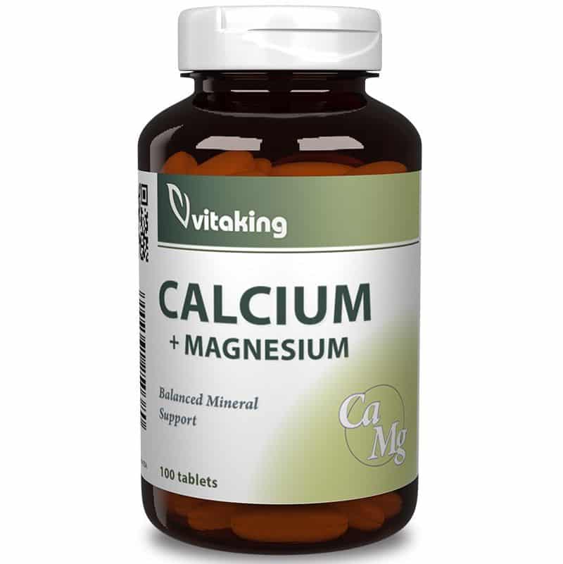 Vitaking Kalcium + Magnézium tabletta - 100db 1 Vitaking Kalcium + Magnézium tabletta - 100db