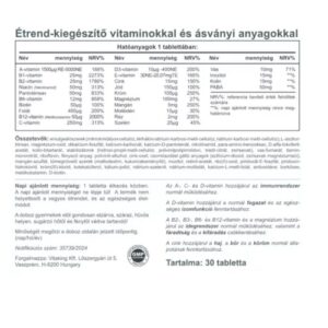 Vitaking Mega-1 Multivitamin - 30db - Image 2