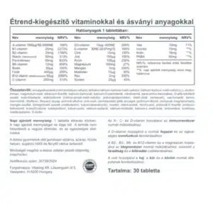 Vitaking Mega-1 Multivitamin - 30db 3 Vitaking Mega-1 Multivitamin - 30db - Image 2