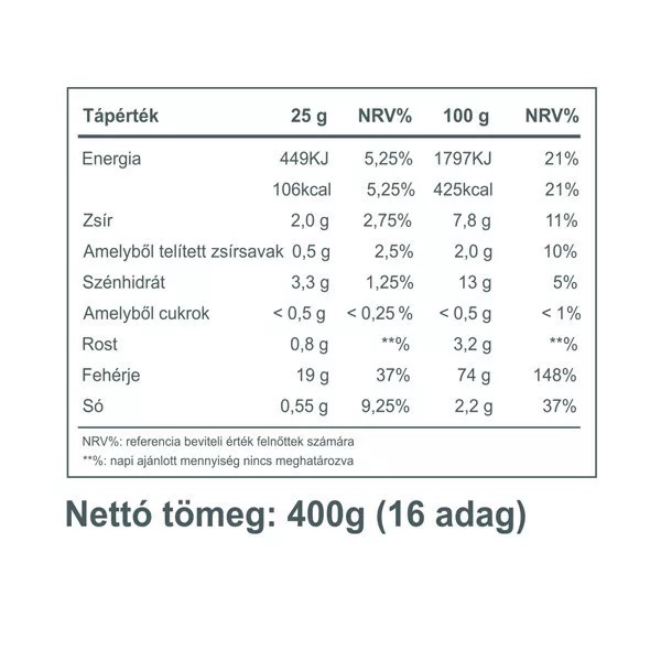 Vitaking Protein növényi fehérjés, csokis-fahéjas italpor - 400g 3 Vitaking Protein növényi fehérjés, csokis-fahéjas italpor - 400g - Image 3