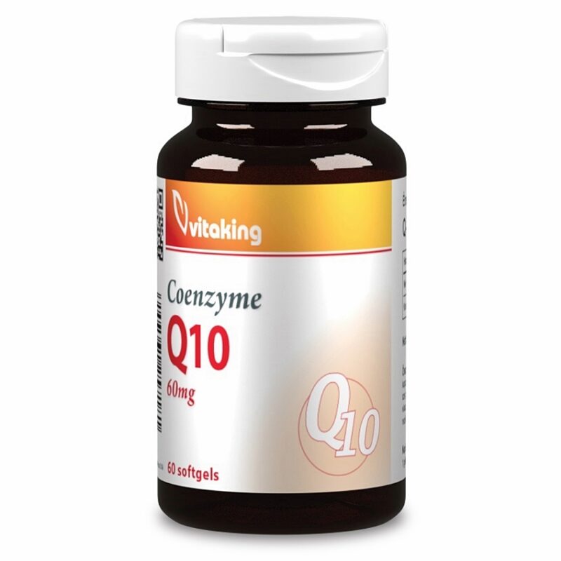 Vitaking Q10 koenzim 60mg lágyzselatin kapszula - 60db 1 Vitaking Q10 koenzim 60mg lágyzselatin kapszula - 60db