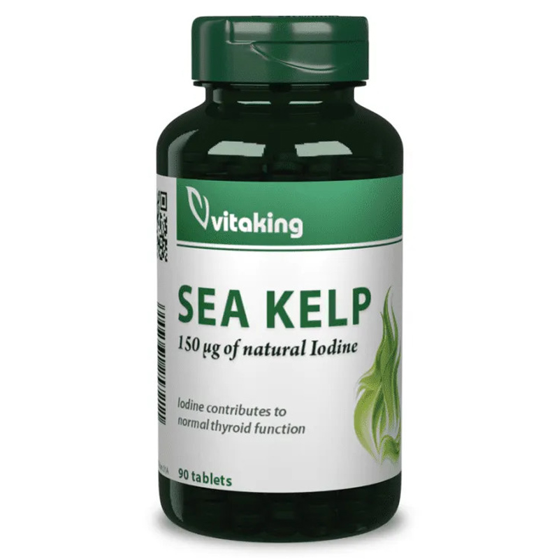Vitaking Sea Kelp Jód tabletta - 90db 1 Vitaking Sea Kelp Jód tabletta - 90 db