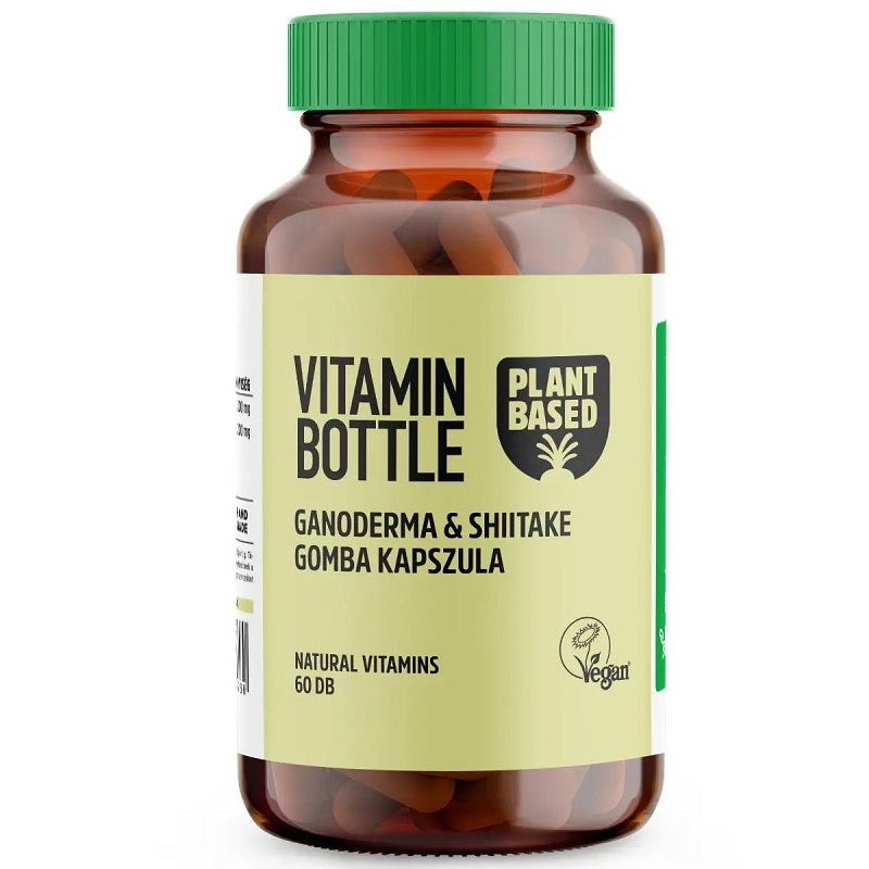 Vitamin Bottle Ganoderma & Shiitake gomba kapszula - 60db 1 Vitamin Bottle Ganoderma & Shiitake gomba kapszula - 60db
