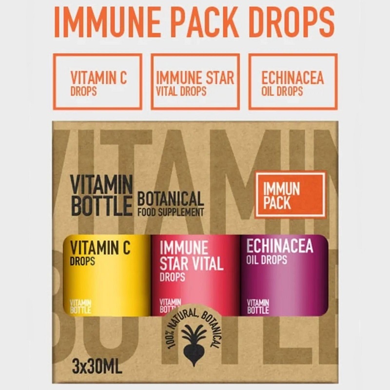 Vitamin Bottle Immune Pack - 3x30ml 1 Vitamin Bottle Immune Pack - 3x30ml
