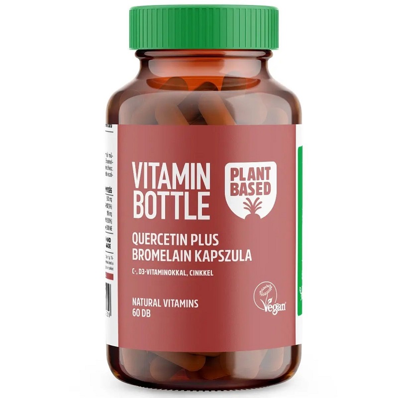 Vitamin Bottle Quercetin Plus Bromelain kapszula - 60db 1 Vitamin Bottle Quercetin Plus Bromelain kapszula - 60db