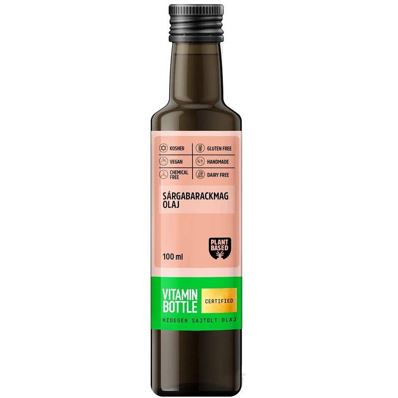 Vitamin Bottle Sárgabarackmag hidegen sajtolt olaj - 100ml 1 Vitamin Bottle Sárgabarackmag hidegen sajtolt olaj - 100ml