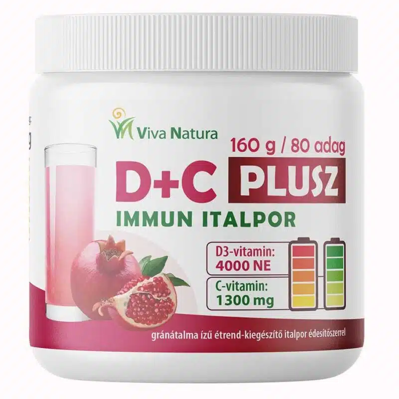 Viva Natura D+C Plusz Immun italpor - 160g 1 Viva Natura D+C Plusz Immun italpor - 160g