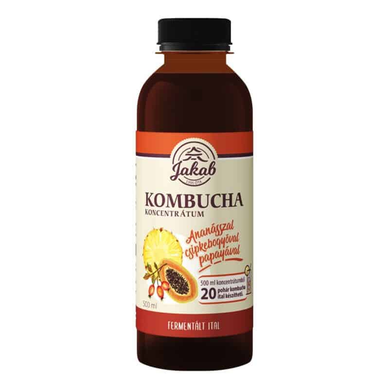 Viva Natura-Kombucha C koncentrátum ananásszal, csipkebogyóval és papayával - 500ml 1 Viva Natura-Kombucha C koncentrátum ananásszal, csipkebogyóval és papayával - 500ml