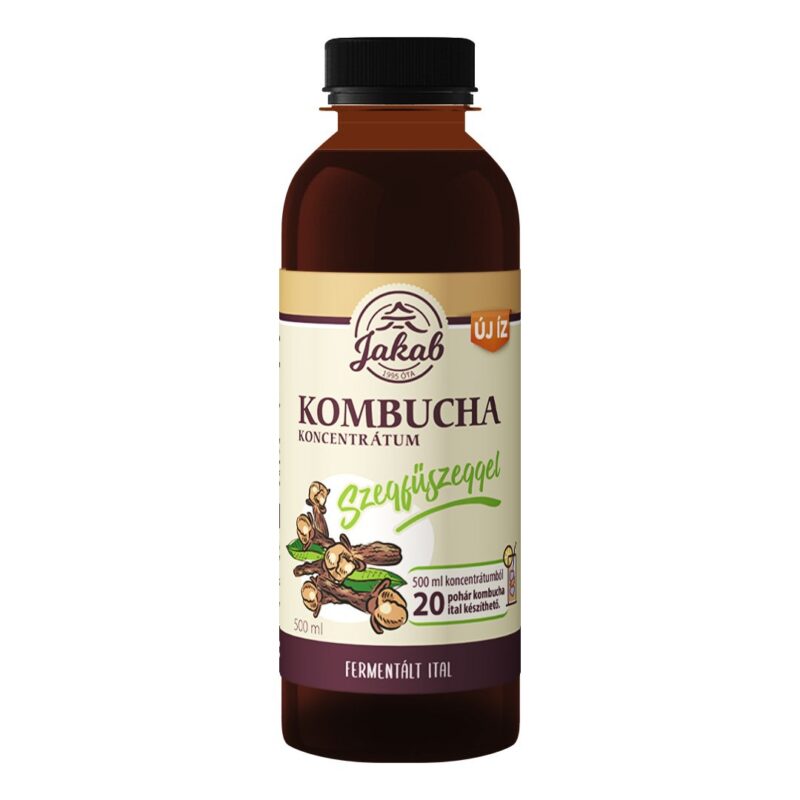Viva Natura - Kombucha Koncentrátum Szegfűszeggel - 500ml 1 Viva Natura - Kombucha Koncentrátum Szegfűszeggel - 500ml