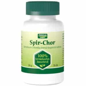 Viva Natura-Zöldvér 100%-os Spir-Chor tabletta - 60+18db
