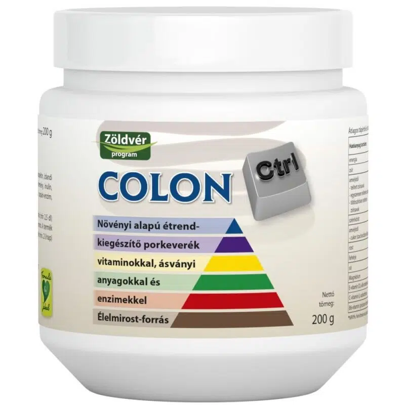 Viva Natura-Zöldvér Colon CTRL por - 200g 1 Viva Natura-Zöldvér Colon CTRL por - 200g