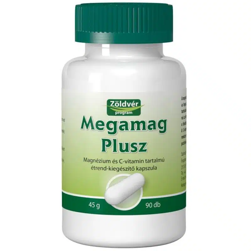 Viva Natura - Zöldvér Megamag Plusz kapszula - 90 db 1 Viva Natura - Zöldvér Megamag Plusz kapszula - 90 db