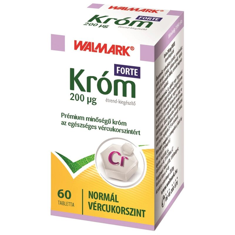 Walmark Króm Forte tabletta - 60db 1 Walmark Króm Forte tabletta - 60db