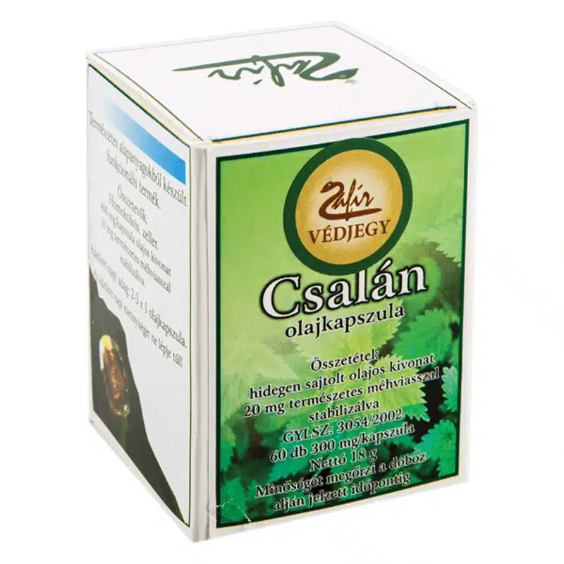 Zafir Csalán olajkapszula - 60db 1 Zafir Csalán olajkapszula - 60db
