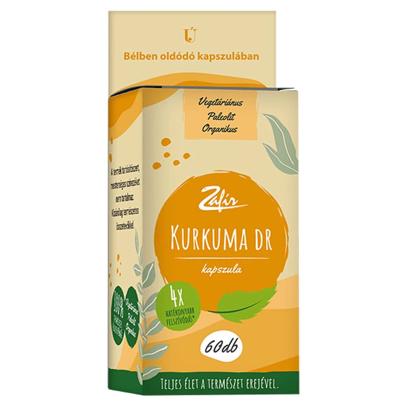 Zafir Kurkuma DR porkapszula - 60db 1 Zafir Kurkuma DR porkapszula - 60db