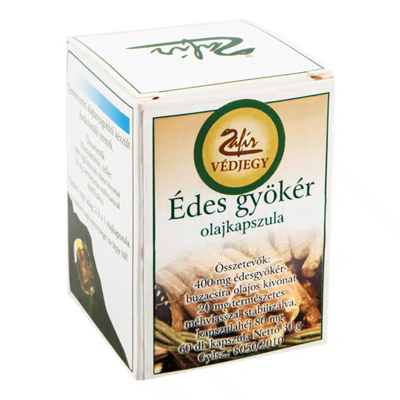 Zafir édesgyökér olajkapszula - 60db 1 Zafir édes gyökér olajkapszula - 60db