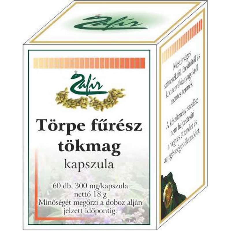 Zafir törpepálma, fűrészpálma, tökmagolaj kapszula - 60db 1 Zafir törpepálma, fűrészpálma, tökmagolaj kapszula - 60db