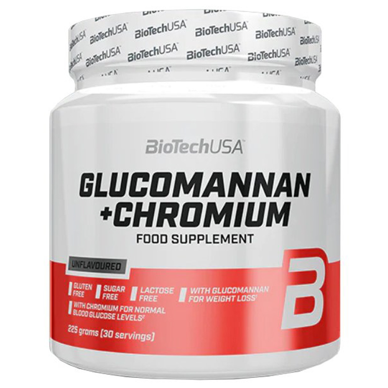 BioTech USA Glucomannan + Króm por - 225g 1 BioTech USA Glucomannan + Króm por - 225g