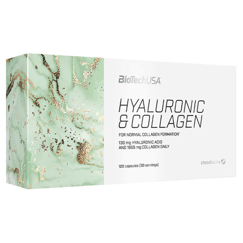 BioTech USA Hialuronsav & Kollagén kapszula - 120db 1 BioTech USA Hialuronsav & Kollagén kapszula - 120db