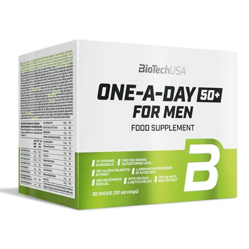 BioTech USA One-A-Day 50+ for Men Pack - 30 csomag 1 BioTech USA One-A-Day 50+ for Men Pack - 30 csomag