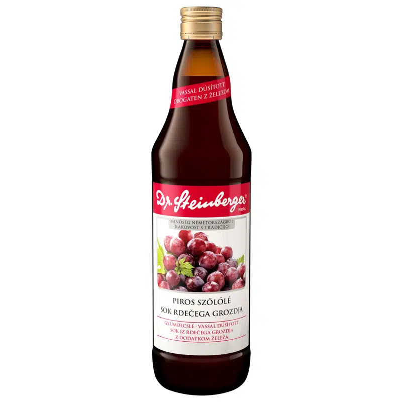 Dr. Steinberger Piros szőlőlé - 750ml 1 Dr. Steinberger Piros szőlőlé - 750ml