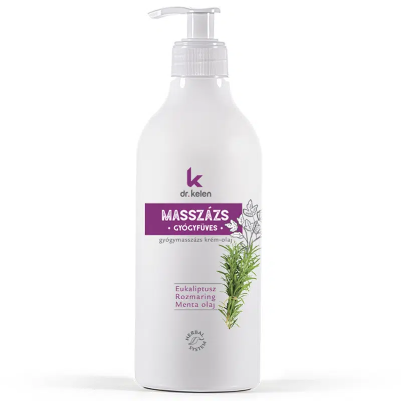 Dr. Kelen Gyógyfüves masszázskrém - 500ml 1 Dr. Kelen Gyógyfüves masszázskrém - 500ml