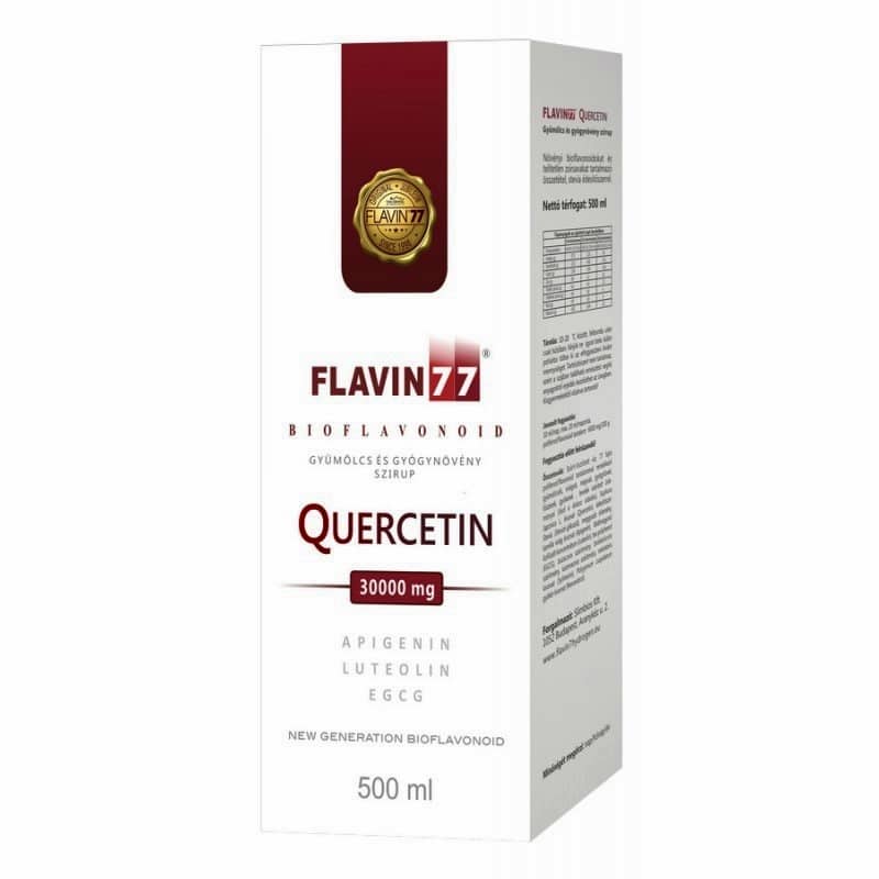 Flavin77 Quercetin gyümölcs és gyógynövény ital - 500ml 1 flavin77-quercetin-500ml