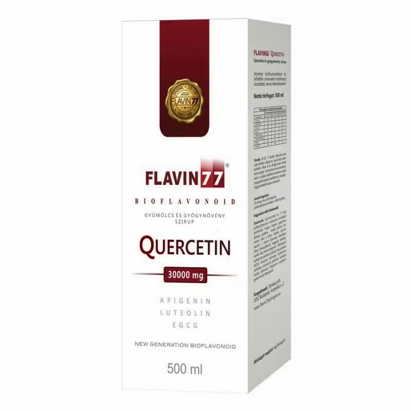 Flavin77 Quercetin gyümölcs és gyógynövény ital - 500ml 1 flavin77-quercetin-500ml