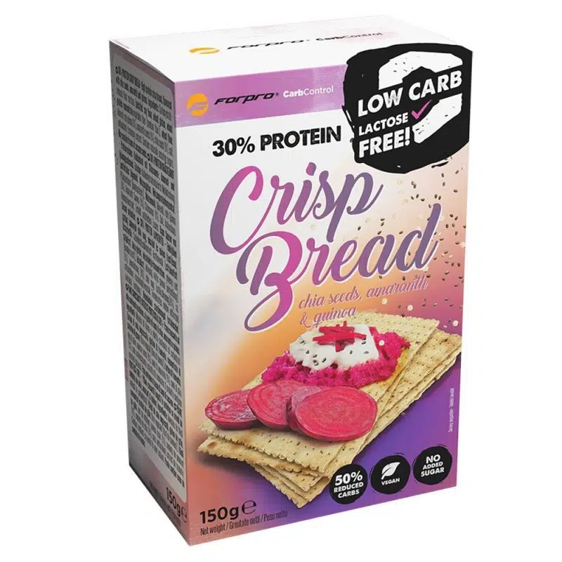 Forpro 30% Protein Crisp Bread - Chia, Amarant, Quinoa lapkenyér - 150g 1 Forpro 30% Protein Crisp Bread - Chia, Amarant, Quinoa lapkenyér - 150g
