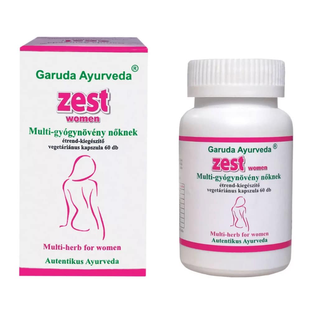 Garuda Ayurveda Zest Women vegetáriánus kapszula - 60db 1 Garuda Ayurveda Zest Women vegetáriánus kapszula - 60db