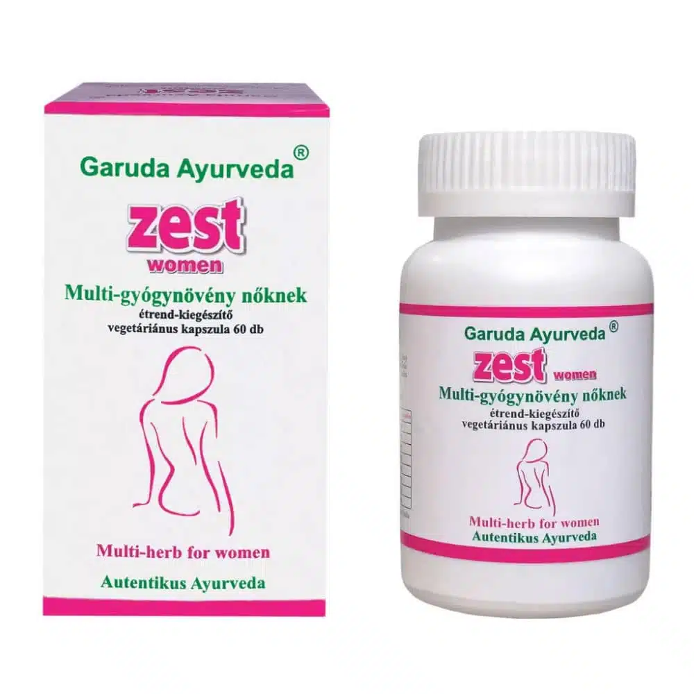 Garuda Ayurveda Zest Women vegetáriánus kapszula - 60db 1 Garuda Ayurveda Zest Women vegetáriánus kapszula - 60db