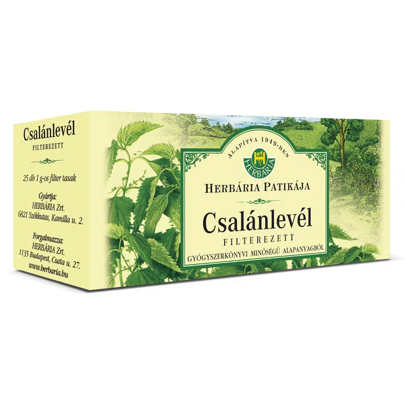 Herbária csalánlevél tea - 25x1g filter/doboz 1 Herbária csalánlevél tea - 25x1g filter/doboz