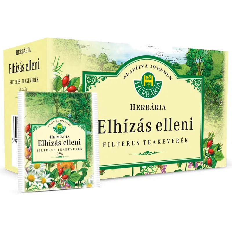 Herbária Elhízás elleni filteres tea - 20 filter 1 Herbária Elhízás elleni filteres tea - 20 filter