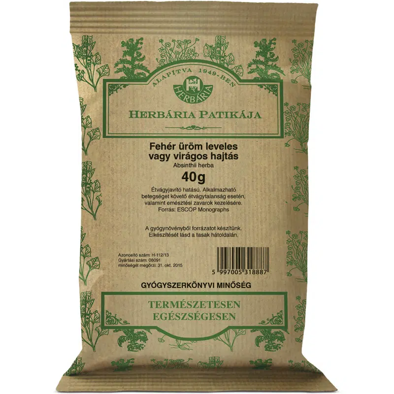 Herbária Fehér ürömfű - 40g 1 Herbária Fehér ürömfű - 40g