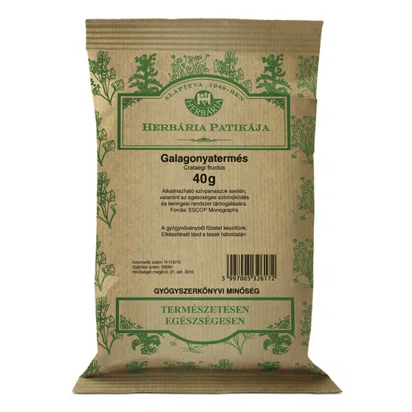 Herbária galagonyatermés tea - 40g 1 Herbária galagonyatermés tea - 40g