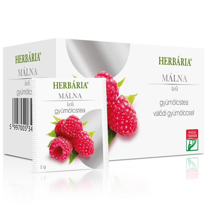 Herbária gyümölcstea málna - 20 filter 1 Herbária gyümölcstea málna - 20 filter
