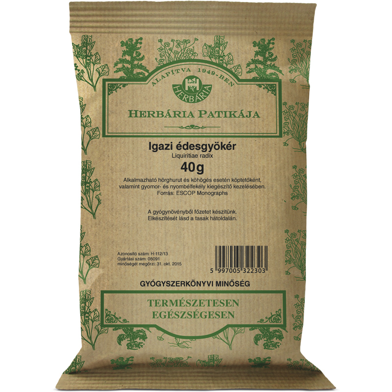 Herbária édesgyökér tea - 40g 1 Herbária édesgyökér tea - 40g