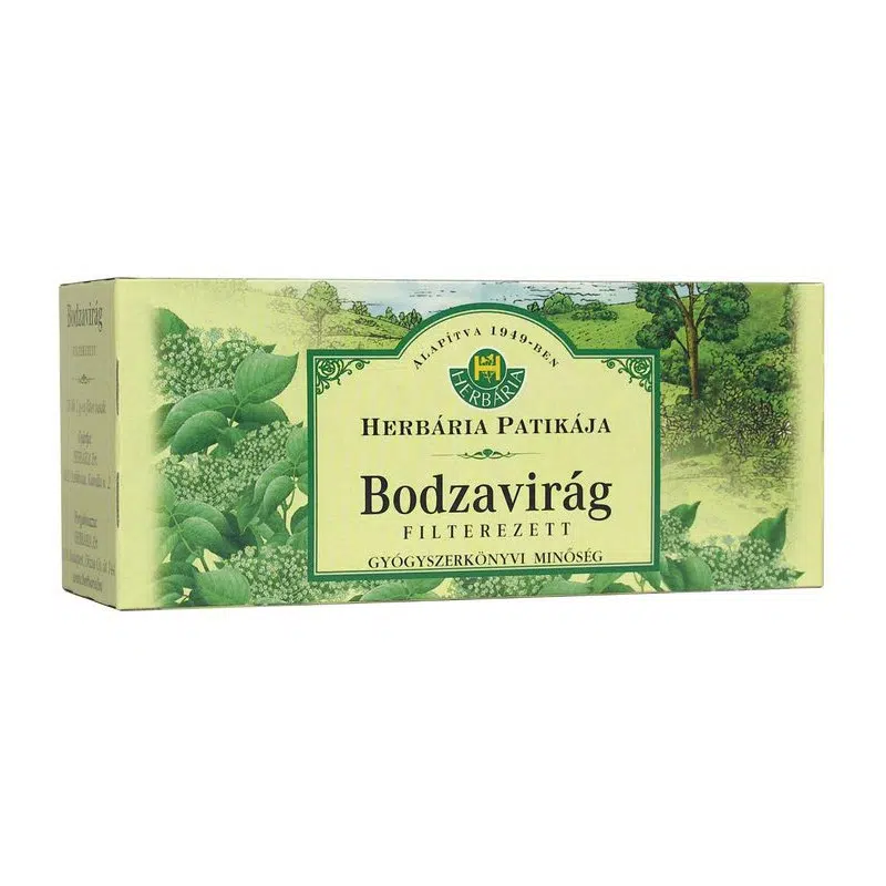 Herbária bodzavirág tea - 25x1g filter/doboz 1 Herbária bodzavirág tea - 25x1g filter/doboz