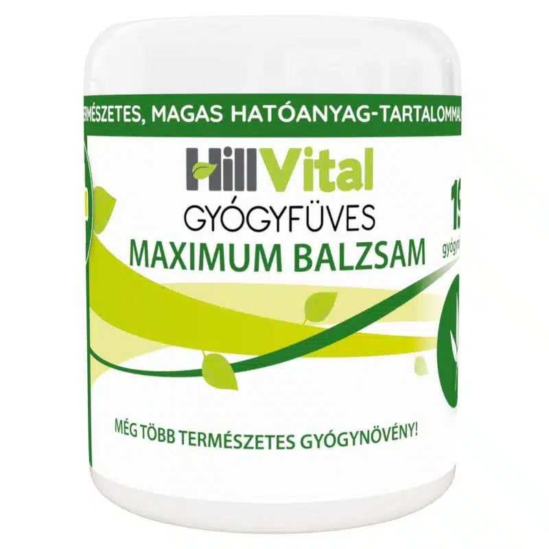 HillVital Gyógyfüves Maximum fájdalomcsillapító balzsam - 250ml 1 HillVital Gyógyfüves Maximum balzsam - 250ml