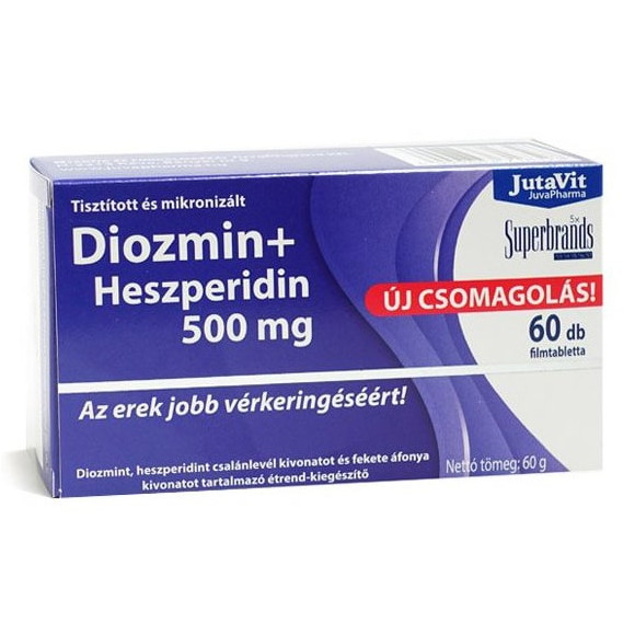 JutaVit Diozmin + Heszperidin tabletta - 60 db 1 Jutavit diozmin + heszperidin tabletta - 60 db