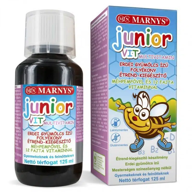 Marnys Junior VIT multivitamin erdei gyümölcsös - 125ml 1 marnys-junior-vit-multivitamin-erdei-gyumolcsos-125ml