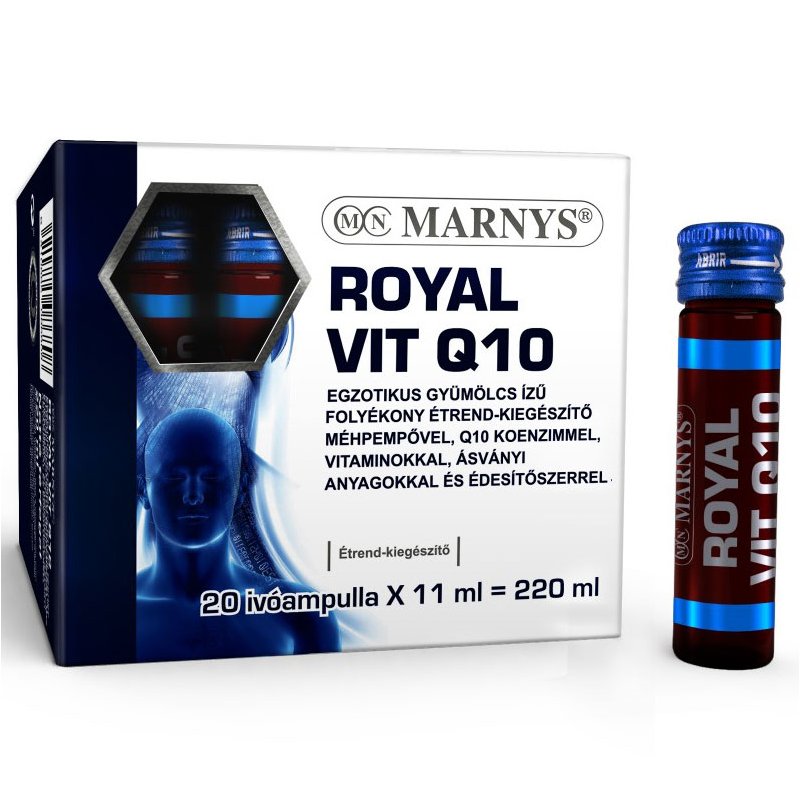 Marnys Royal Vit Q10 ivóampulla - 20x11ml 1 marnys-royal-vit-q10-ivoampulla-20x11ml