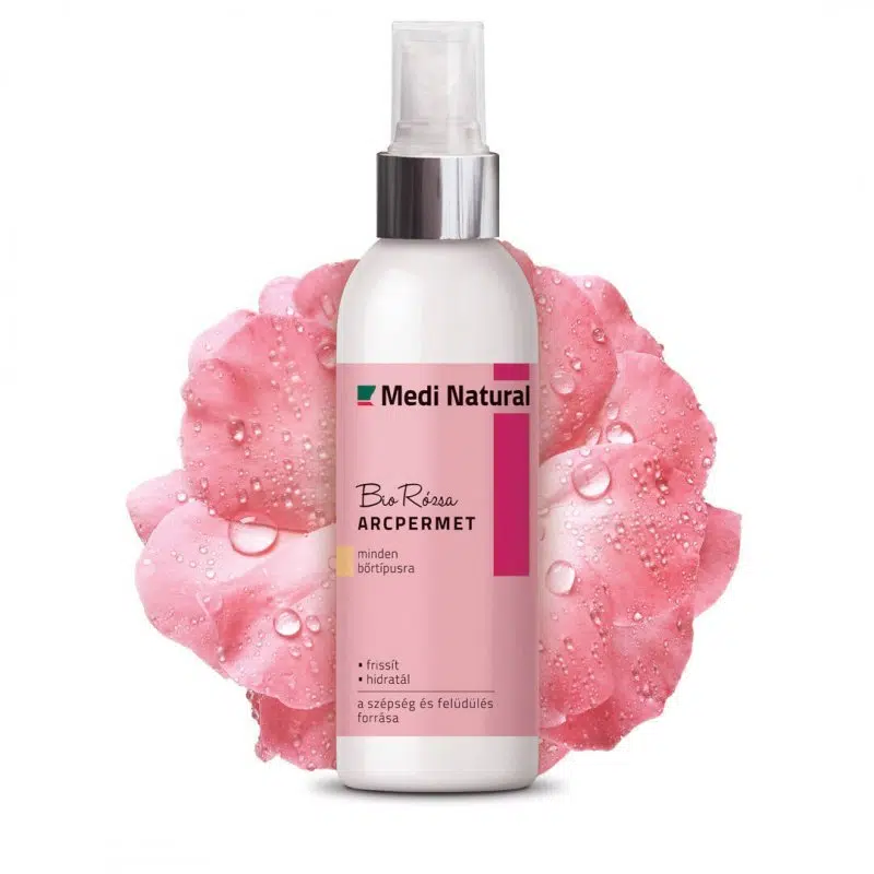 Medinatural Bio rózsa hidrolat arcpermet - 100ml 1 Medinatural Bio rózsa hidrolat arcpermet - 100ml