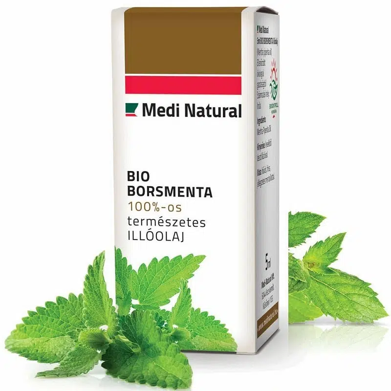 Medinatural Bio Borsmenta illóolaj - 5ml 1 Medinatural Bio Borsmenta illóolaj - 5ml