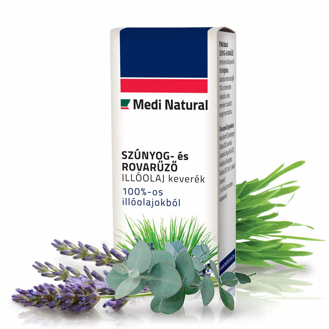 Medinatural Bio illóolaj szúnyog és rovarűző - 10ml 1 Medinatural Bio illóolaj szúnyog és rovarűző - 10ml