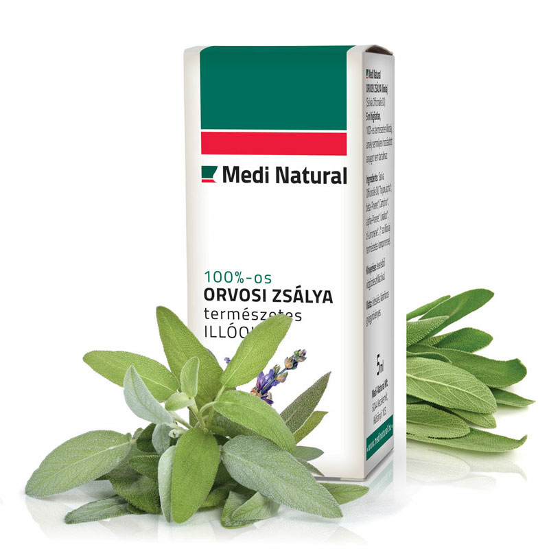 Medinatural illóolaj orvosi zsálya - 5ml 1 Medinatural illóolaj orvosi zsálya - 5ml