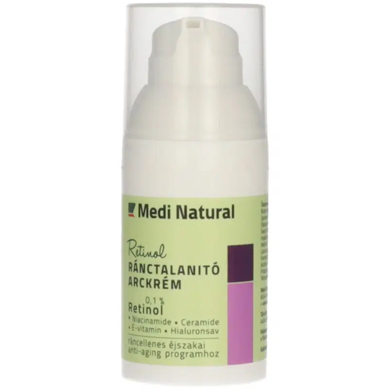 Medinatural Retinol ránctalanító arckrém - 30ml 1 Medinatural Retinol ránctalanító arckrém - 30ml